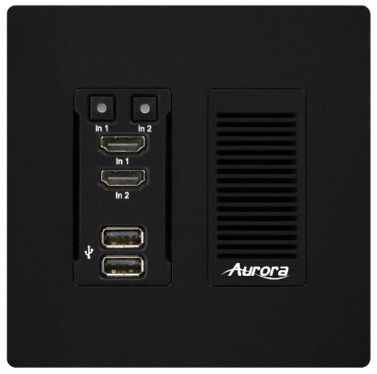 Aurora Multimedia IPX-TX3A-WP2-C Advanced IP Streaming HDMI Wall Plate Transmitter