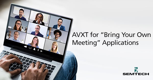 AVXT for “Bring Your Own Meeting” Applications