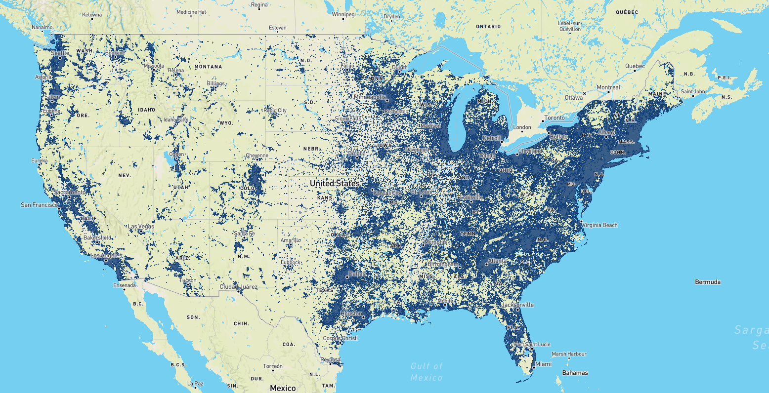 Amazon Sidewalk Coverage Map